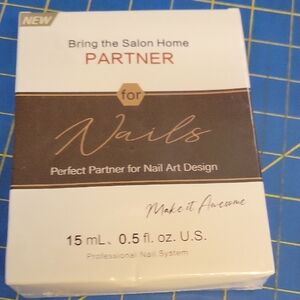 Bring the Salon Home PARTNER for Nails."Product 15ml New Sealed Box